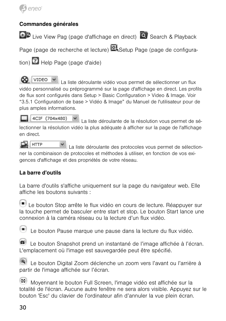 Eneo NXD-980IR37M User Manual | Page 30 / 56