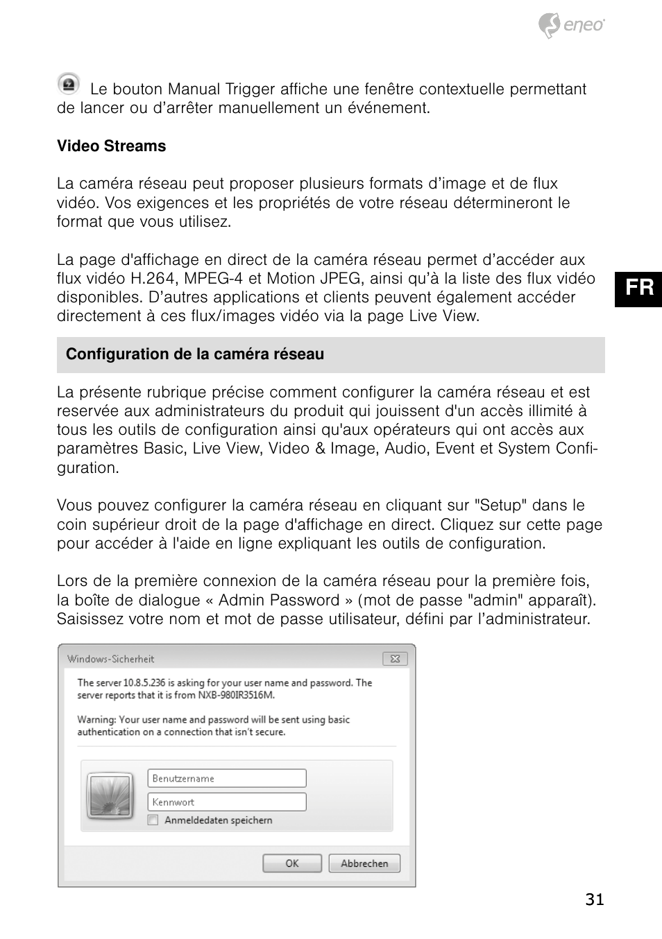 De en fr pl ru | Eneo NXD-980IR37M User Manual | Page 31 / 56