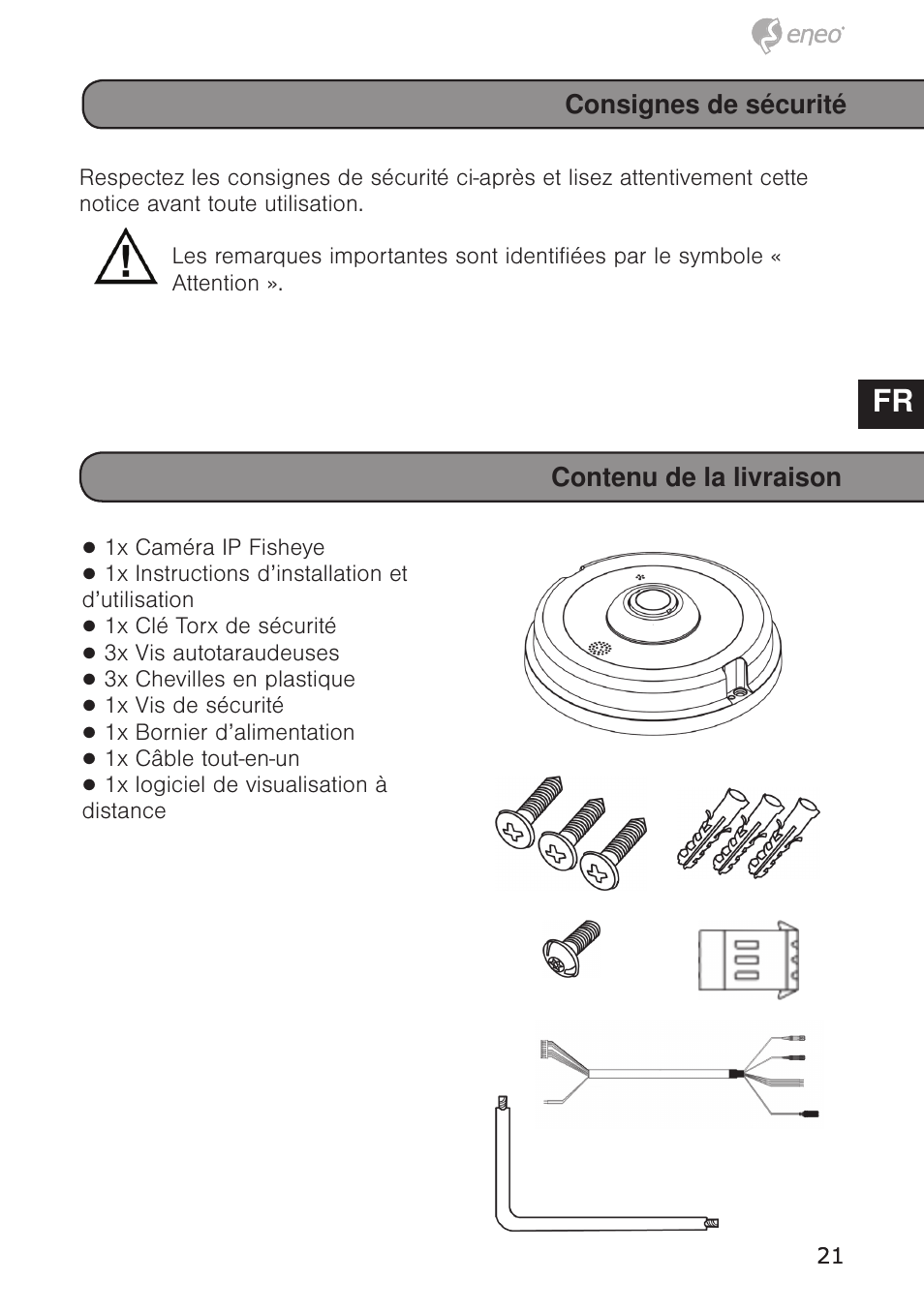 De en fr pl ru | Eneo PXD-5362F01IR User Manual | Page 21 / 48