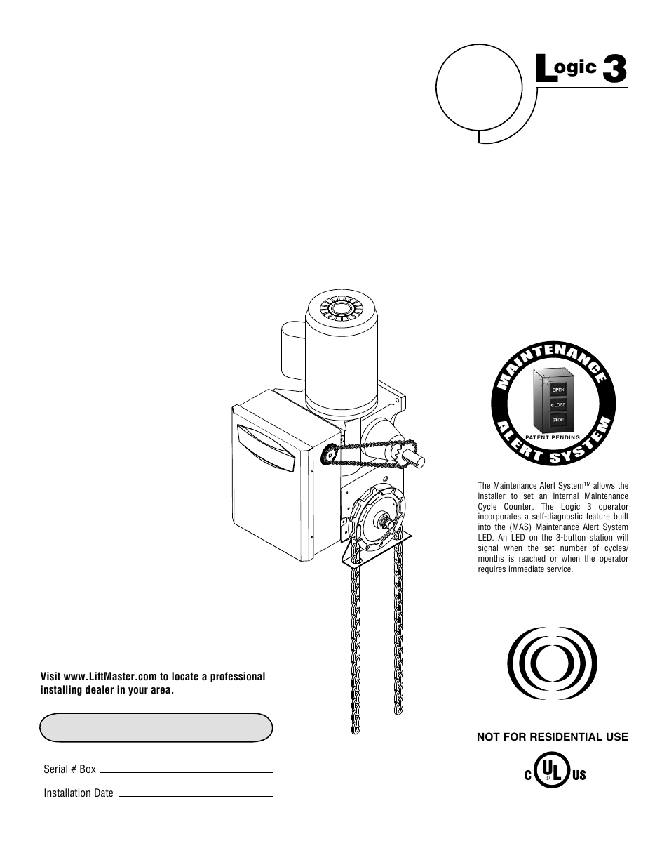 Chamberlain door opener User Manual | 36 pages