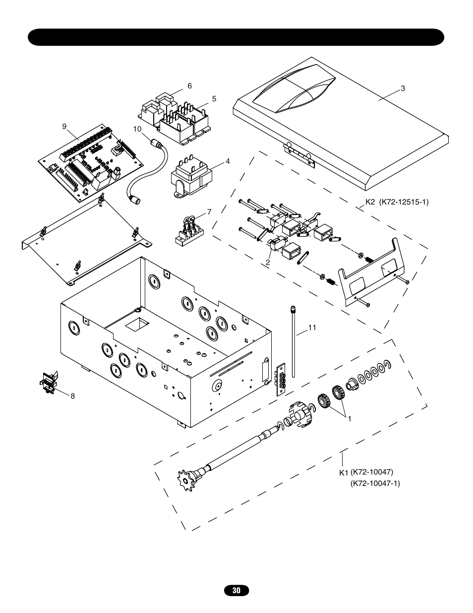 Electrical box | Chamberlain door opener User Manual | Page 30 / 36