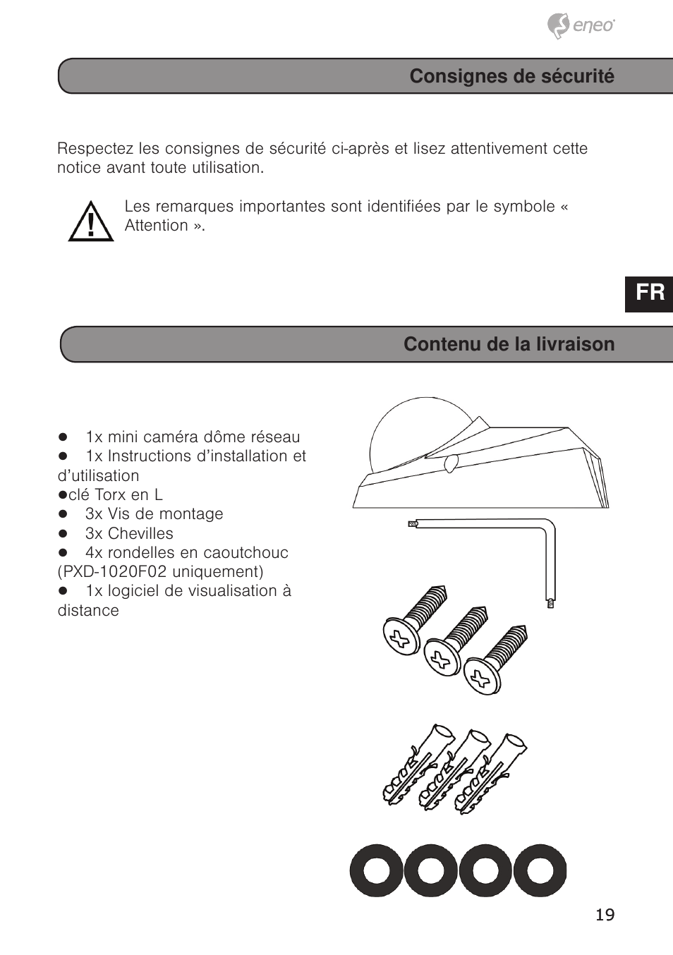 De en fr pl ru | Eneo PXD-1020F02 User Manual | Page 19 / 42