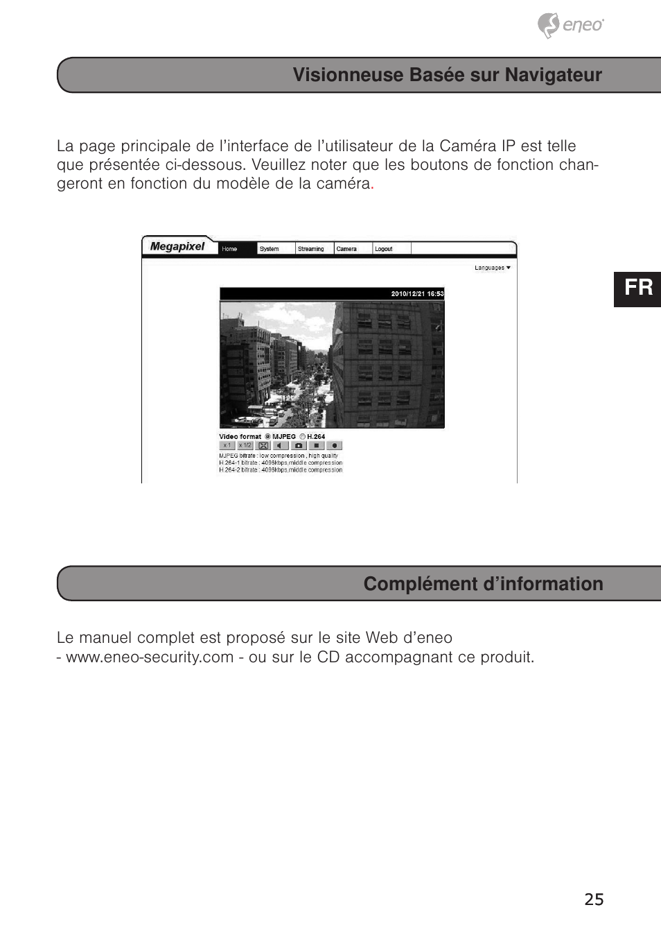 De en fr pl ru | Eneo PXD-1020F02 User Manual | Page 25 / 42