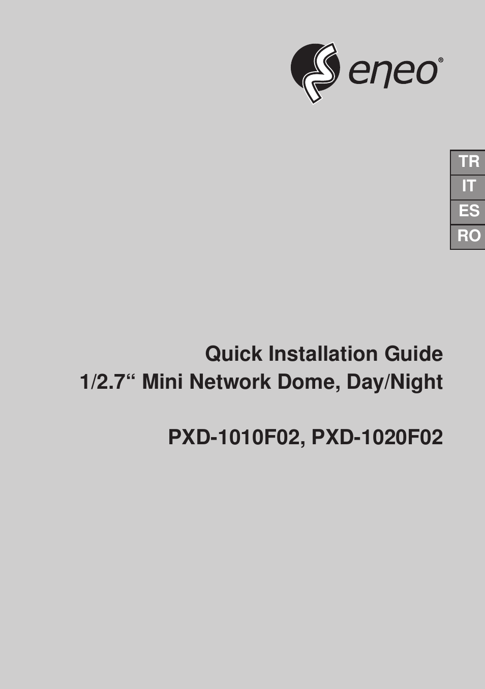 Eneo PXD-1020F02 User Manual | 34 pages