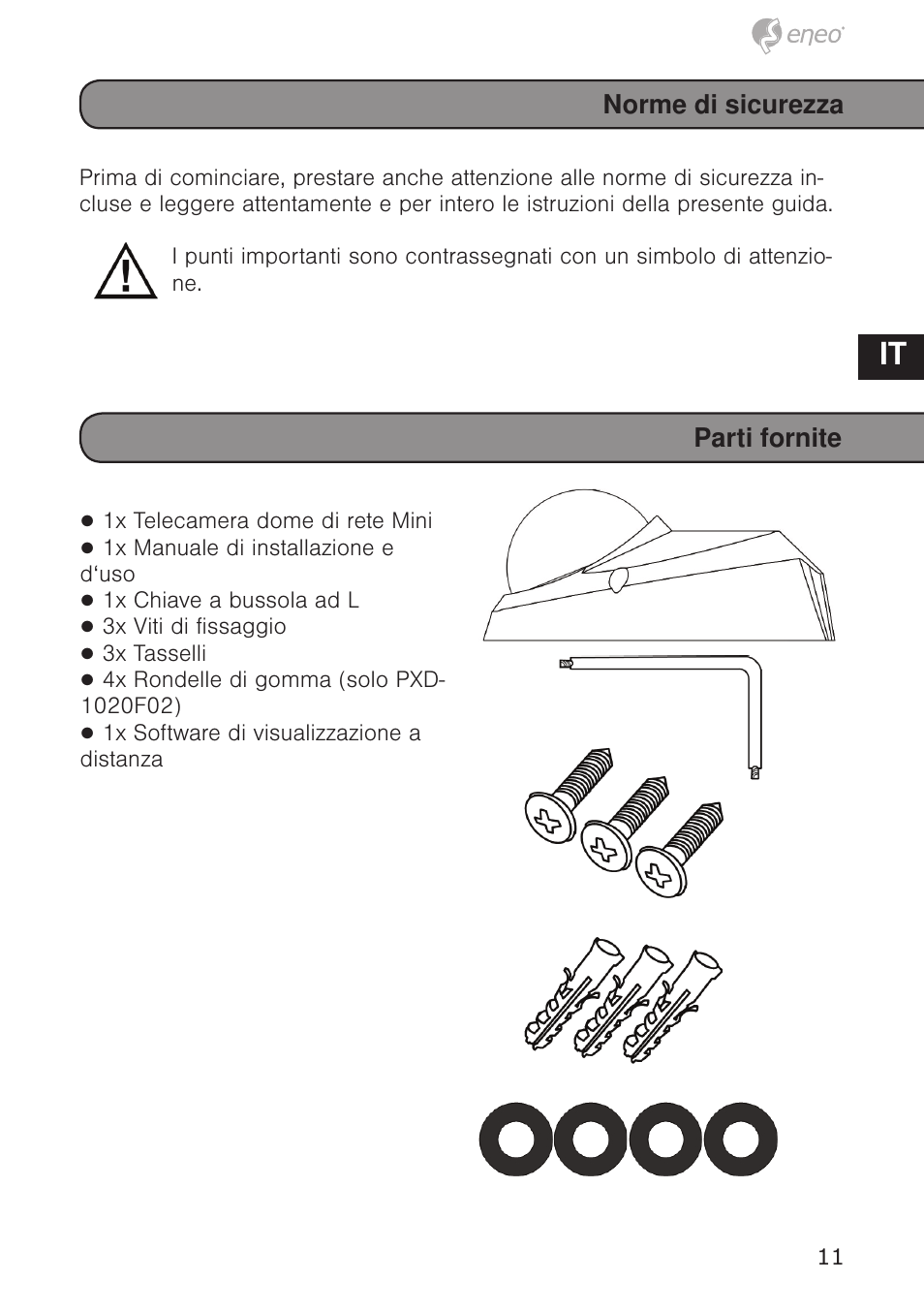 Tr it es ro | Eneo PXD-1020F02 User Manual | Page 11 / 34