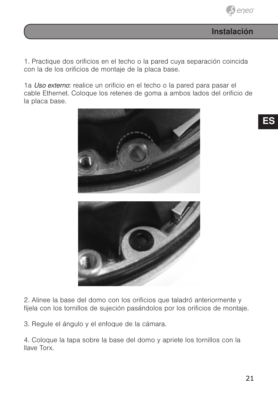 Tr it es ro | Eneo PXD-1020F02 User Manual | Page 21 / 34