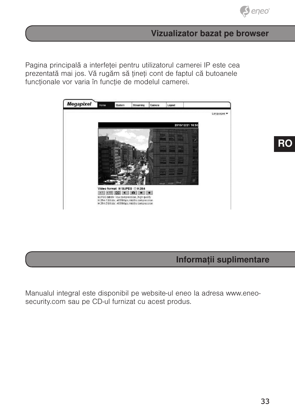 Tr it es ro | Eneo PXD-1020F02 User Manual | Page 33 / 34