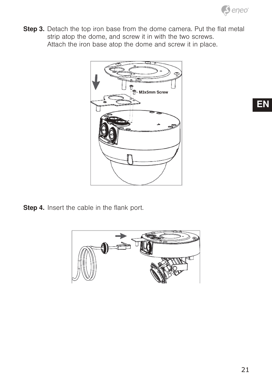 De en fr pl ru | Eneo GXD-1710M/IR User Manual | Page 21 / 58