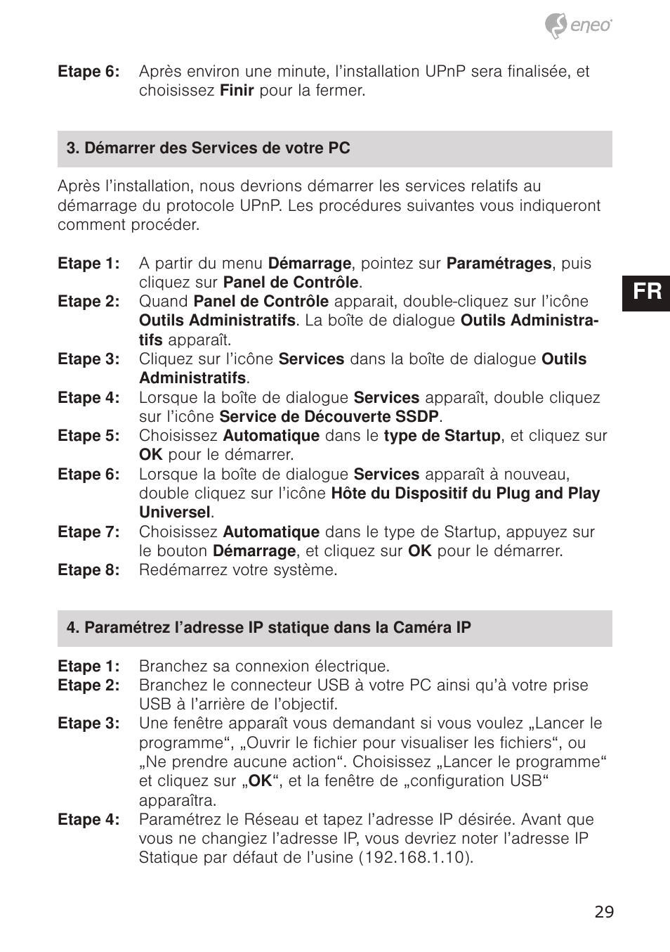 De en fr pl ru de en fr pl ru | Eneo GXD-1710M/IR User Manual | Page 29 / 58
