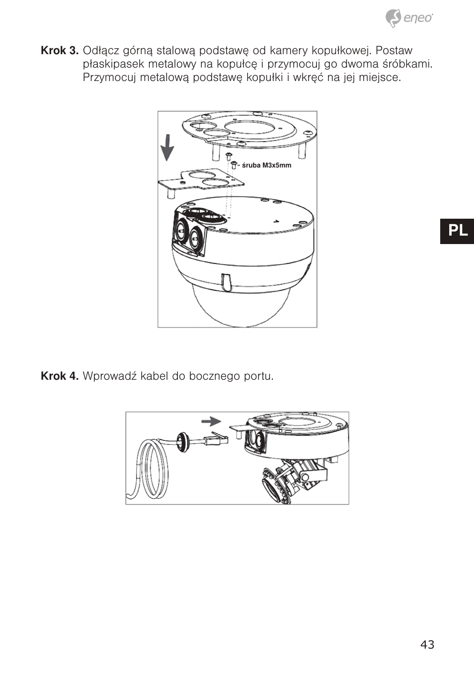 De en fr pl ru de en fr pl ru | Eneo GXD-1710M/IR User Manual | Page 43 / 58