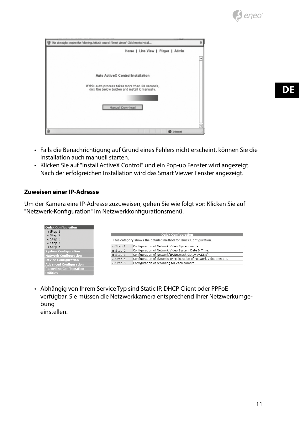 Eneo PXB-2080MIR D User Manual | Page 11 / 48