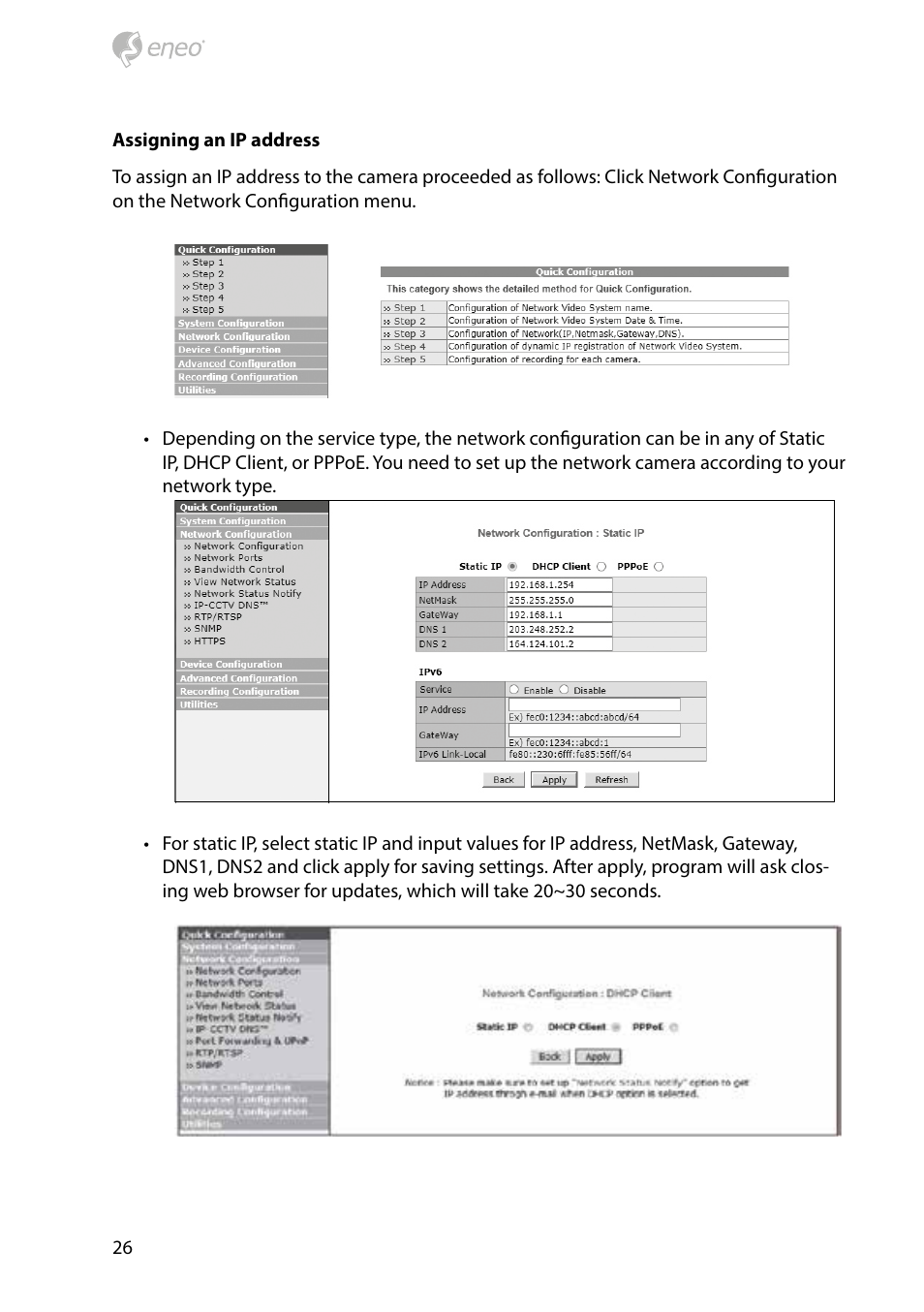 Eneo PXB-2080MIR D User Manual | Page 26 / 48