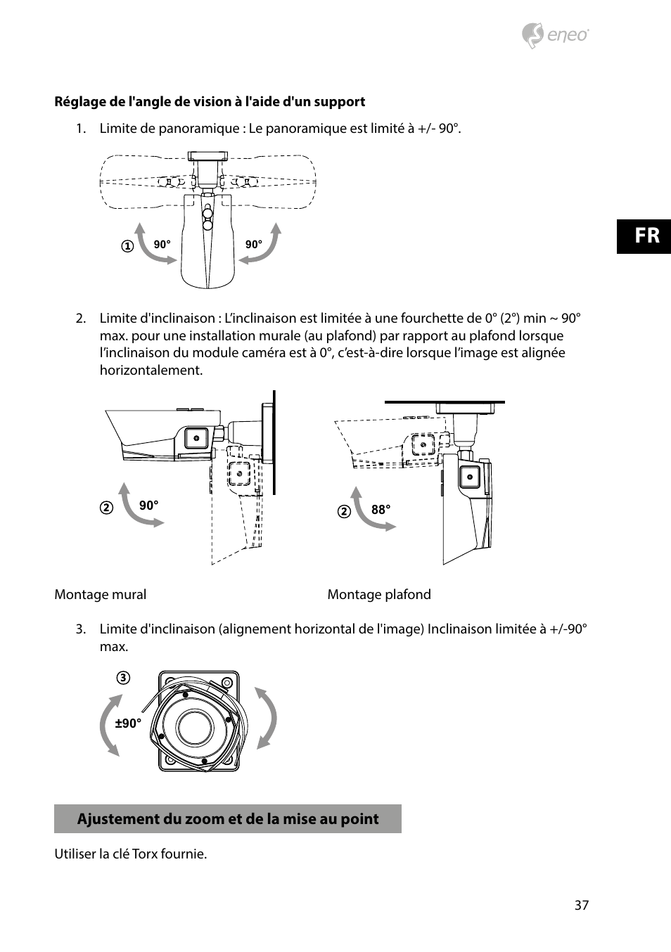 Eneo PXB-2080MIR D User Manual | Page 37 / 48