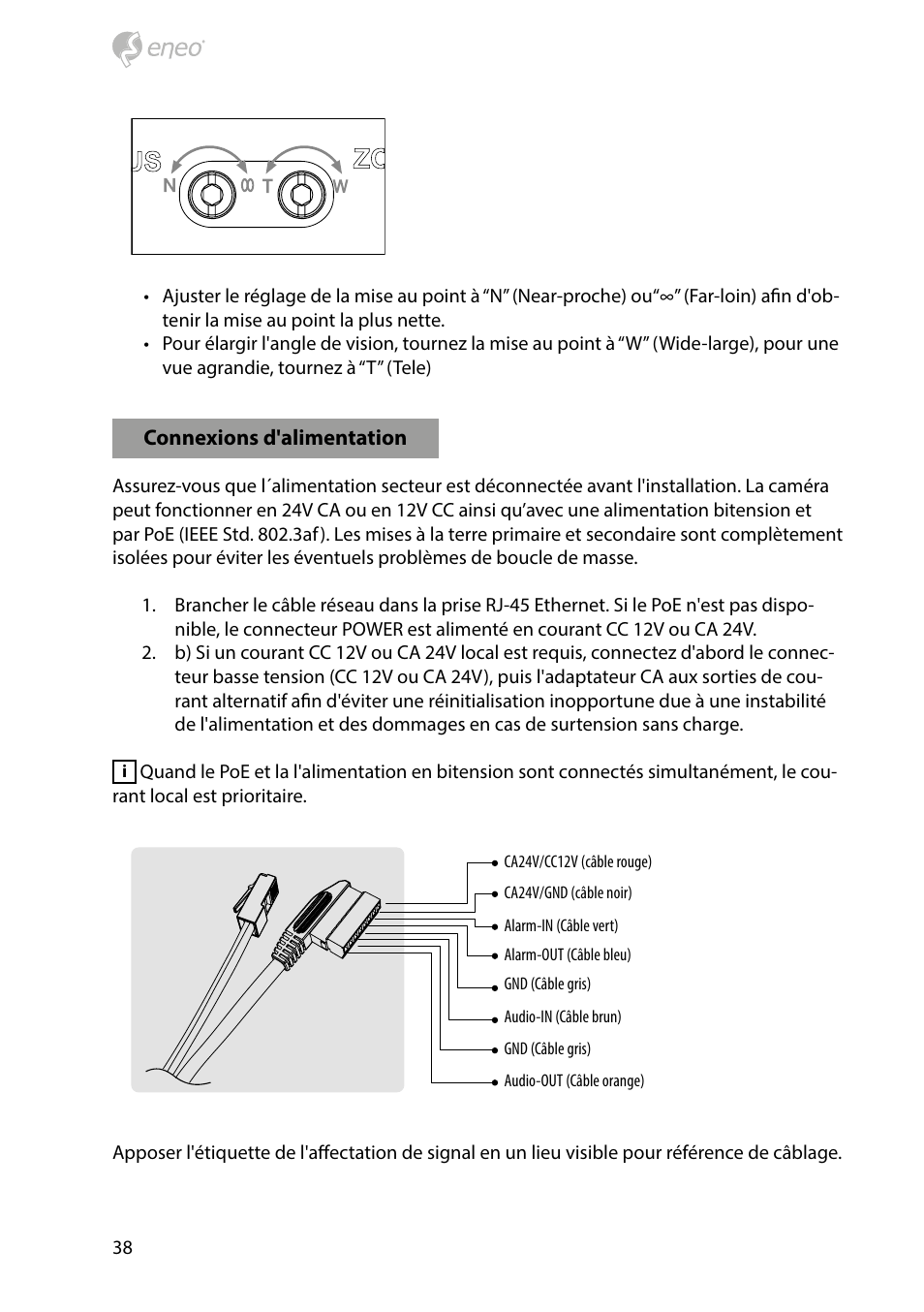 Eneo PXB-2080MIR D User Manual | Page 38 / 48