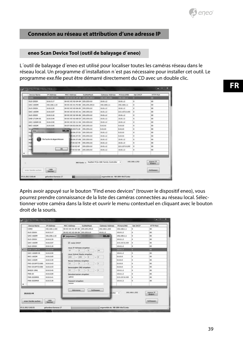 Eneo PXB-2080MIR D User Manual | Page 39 / 48