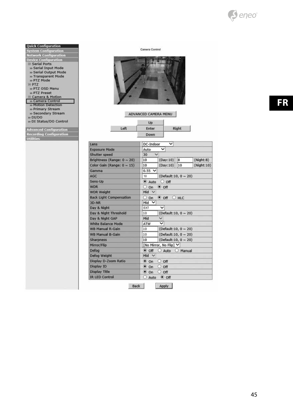 Eneo PXB-2080MIR D User Manual | Page 45 / 48