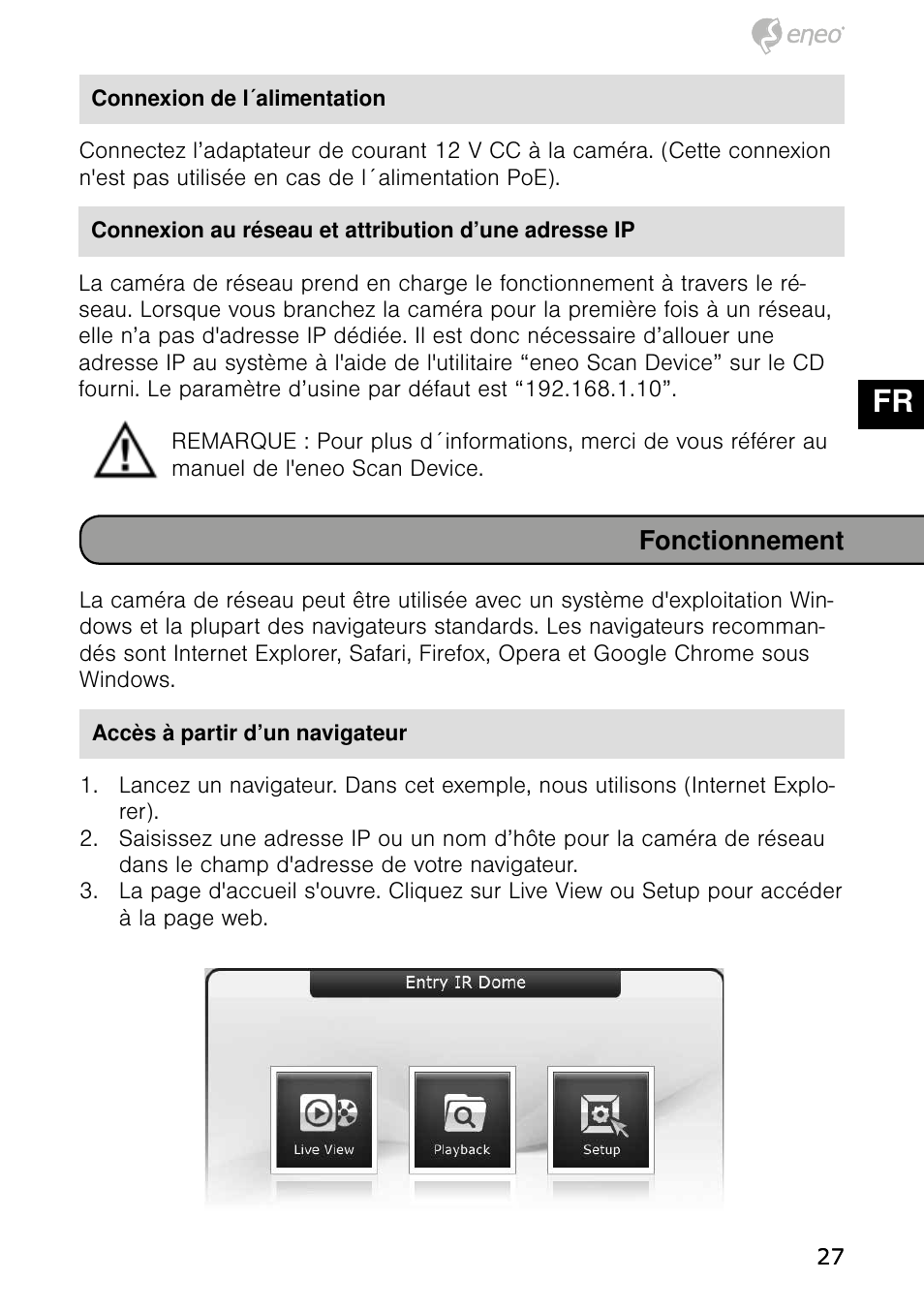 De en fr pl ru | Eneo NXB-980IR3516M User Manual | Page 27 / 60