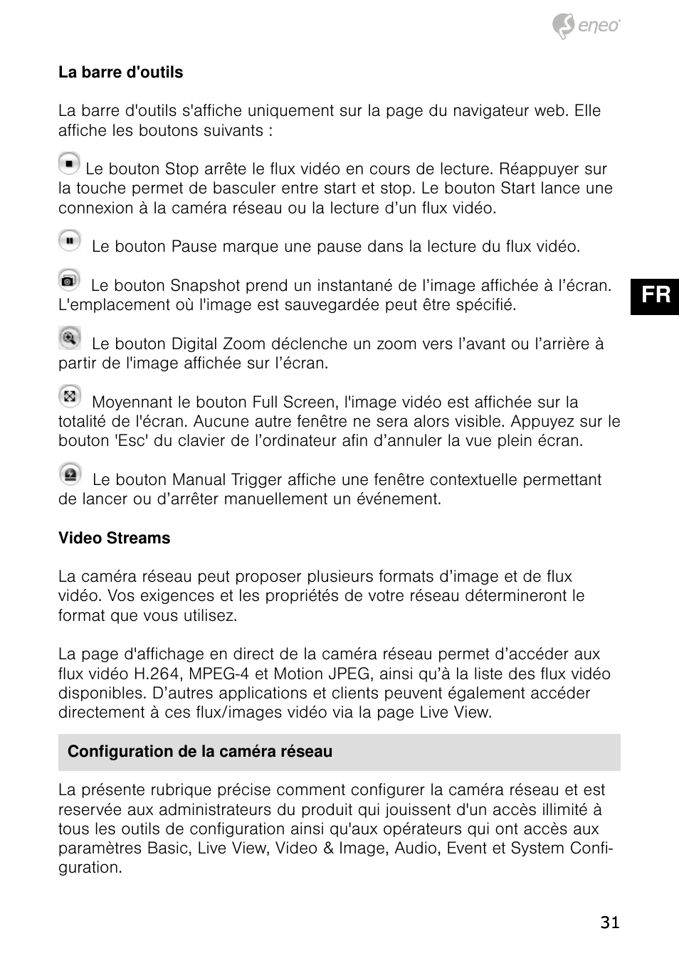 De en fr pl ru | Eneo NXB-980IR3516M User Manual | Page 31 / 60