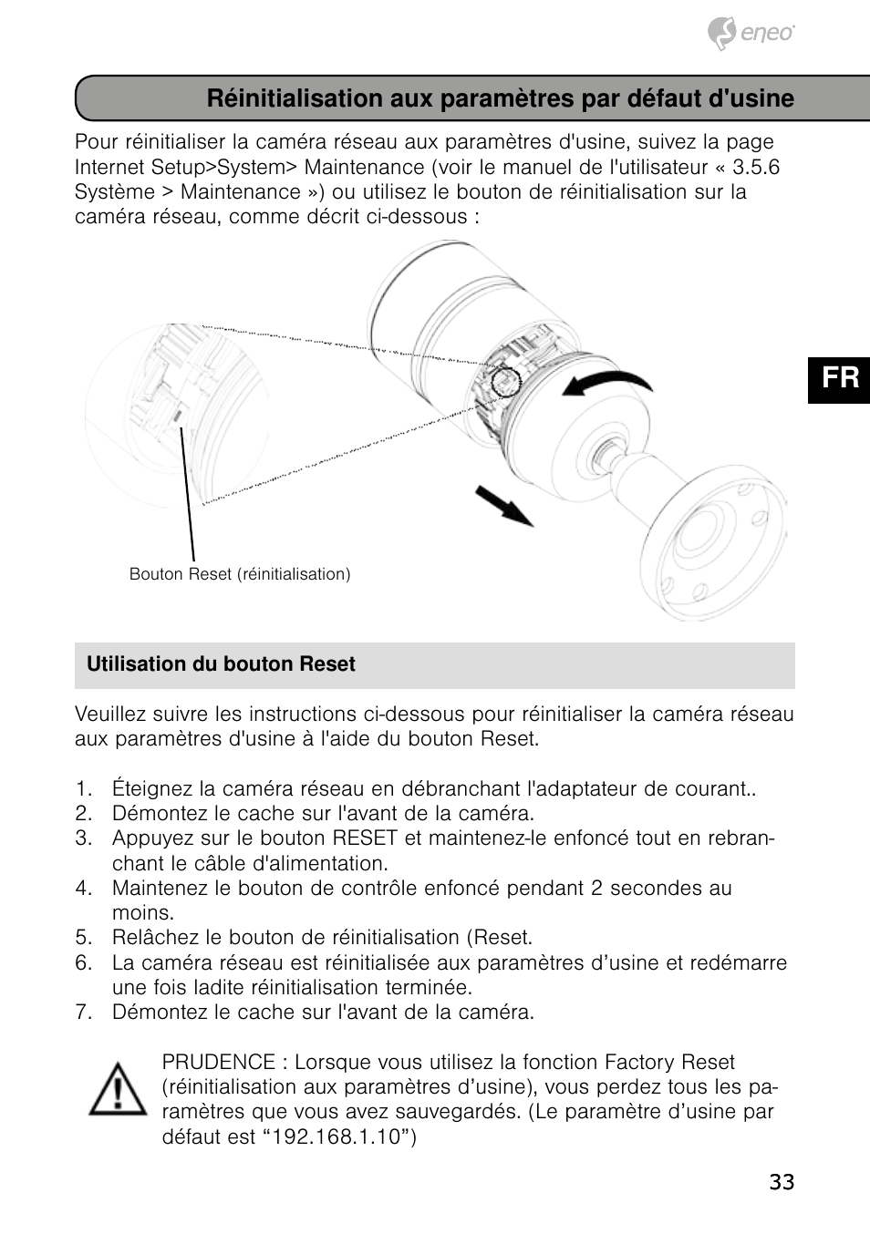 De en fr pl ru | Eneo NXB-980IR3516M User Manual | Page 33 / 60