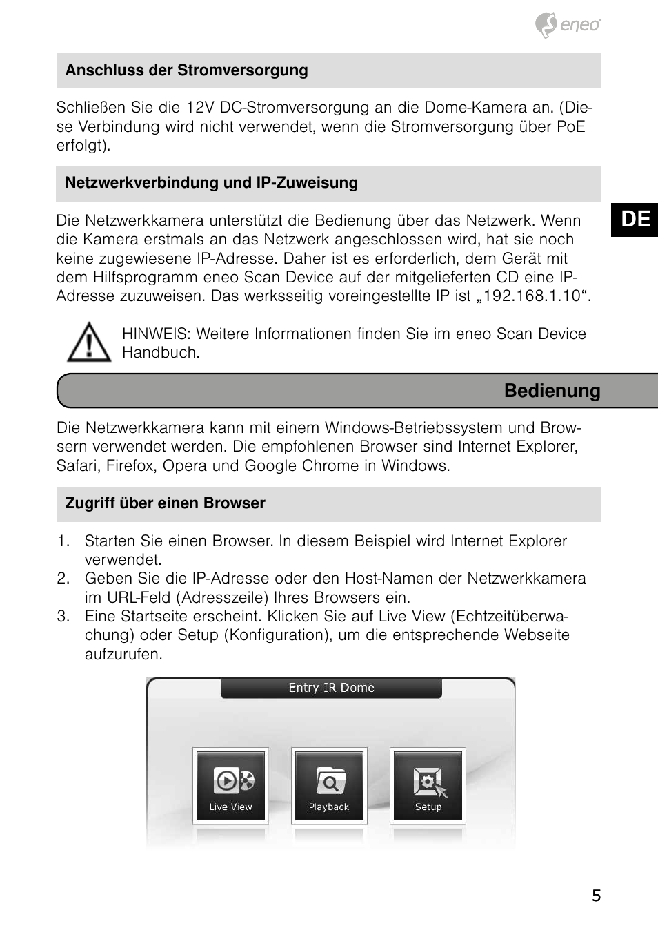 De en fr pl ru | Eneo NXB-980IR3516M User Manual | Page 5 / 60