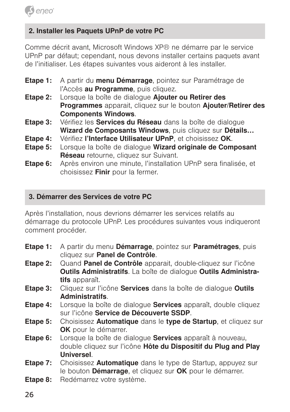 Eneo GXB-1710M/IR User Manual | Page 26 / 52