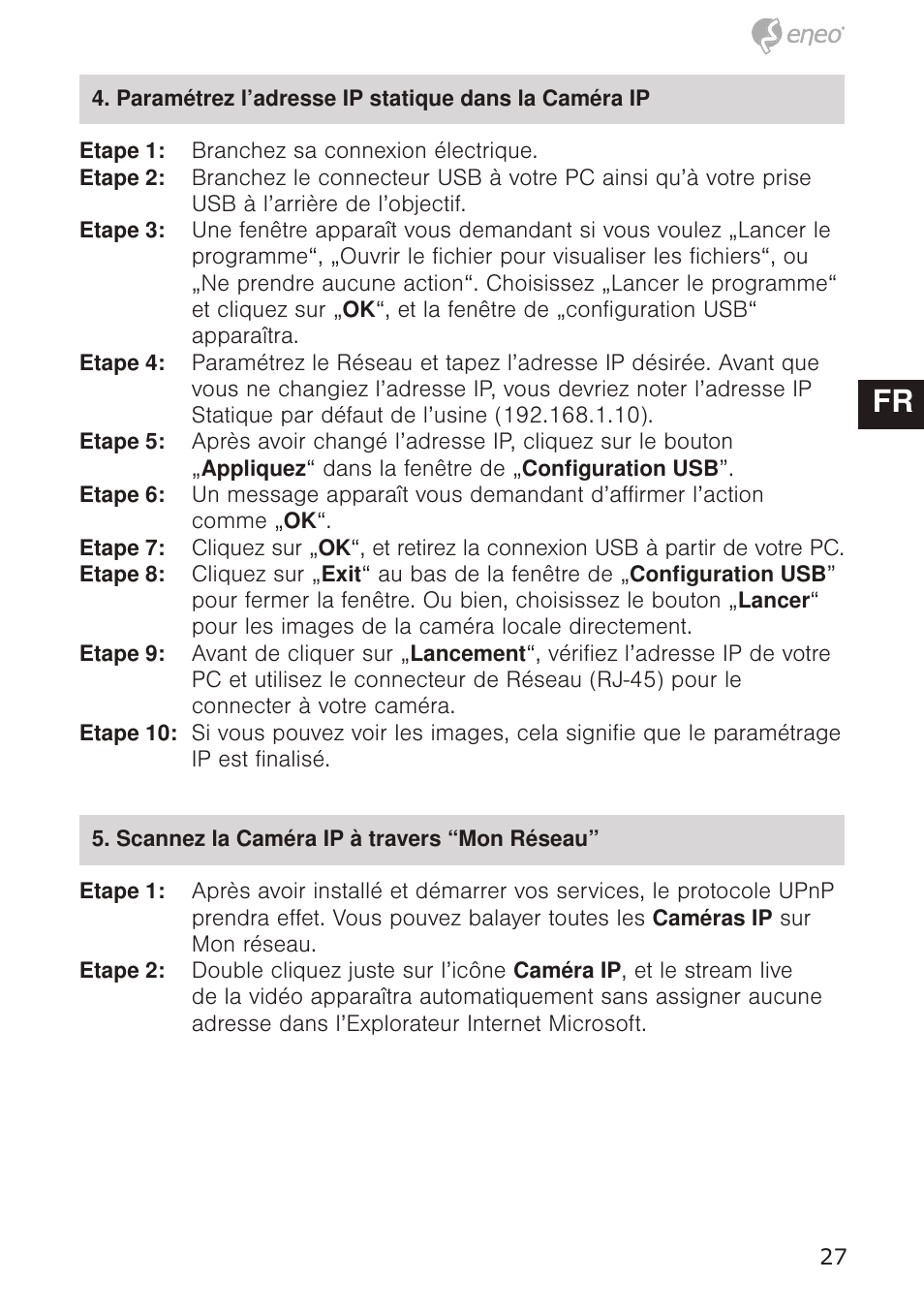 De en fr pl ru de en fr pl ru | Eneo GXB-1710M/IR User Manual | Page 27 / 52