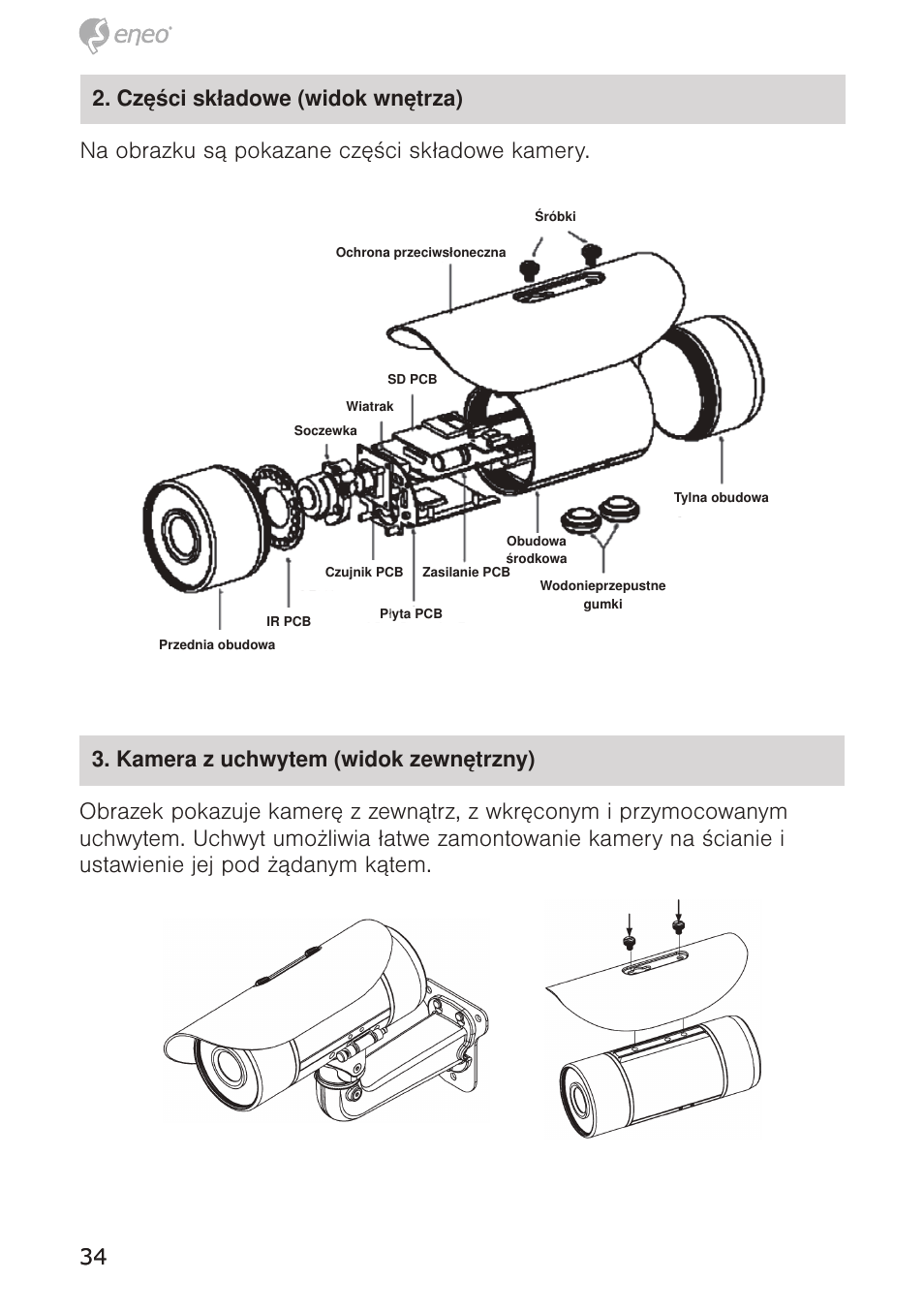 Eneo GXB-1710M/IR User Manual | Page 34 / 52