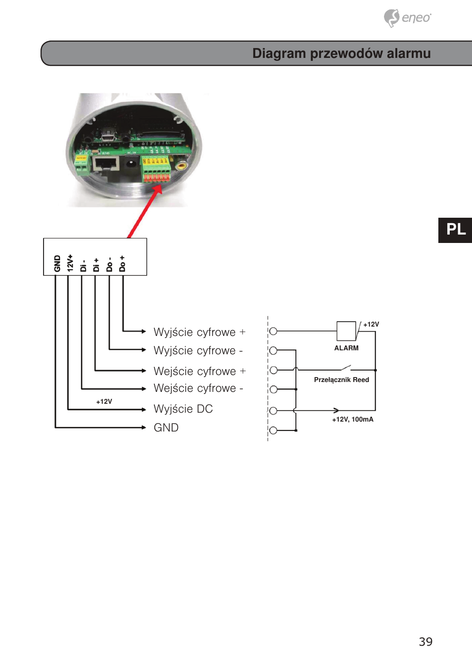 De en fr pl ru de en fr pl ru | Eneo GXB-1710M/IR User Manual | Page 39 / 52