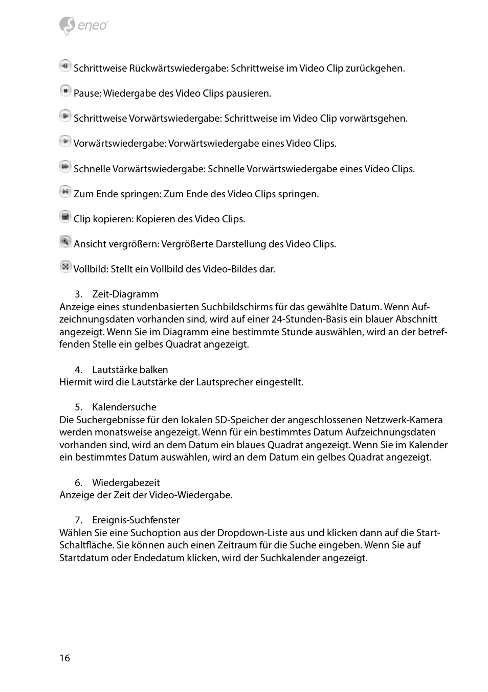 Eneo NXD-2030PTZ1080IR User Manual | Page 16 / 60