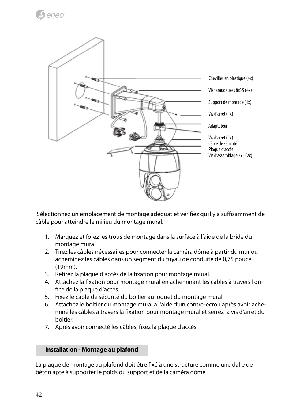 Eneo NXD-2030PTZ1080IR User Manual | Page 42 / 60