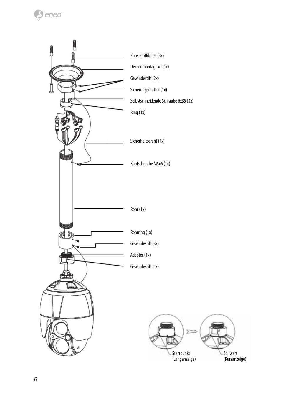 Eneo NXD-2030PTZ1080IR User Manual | Page 6 / 60