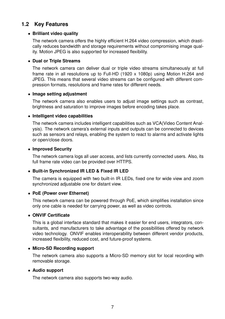 2 key features | Eneo NXD-2030PTZ1080IR User Manual | Page 7 / 96