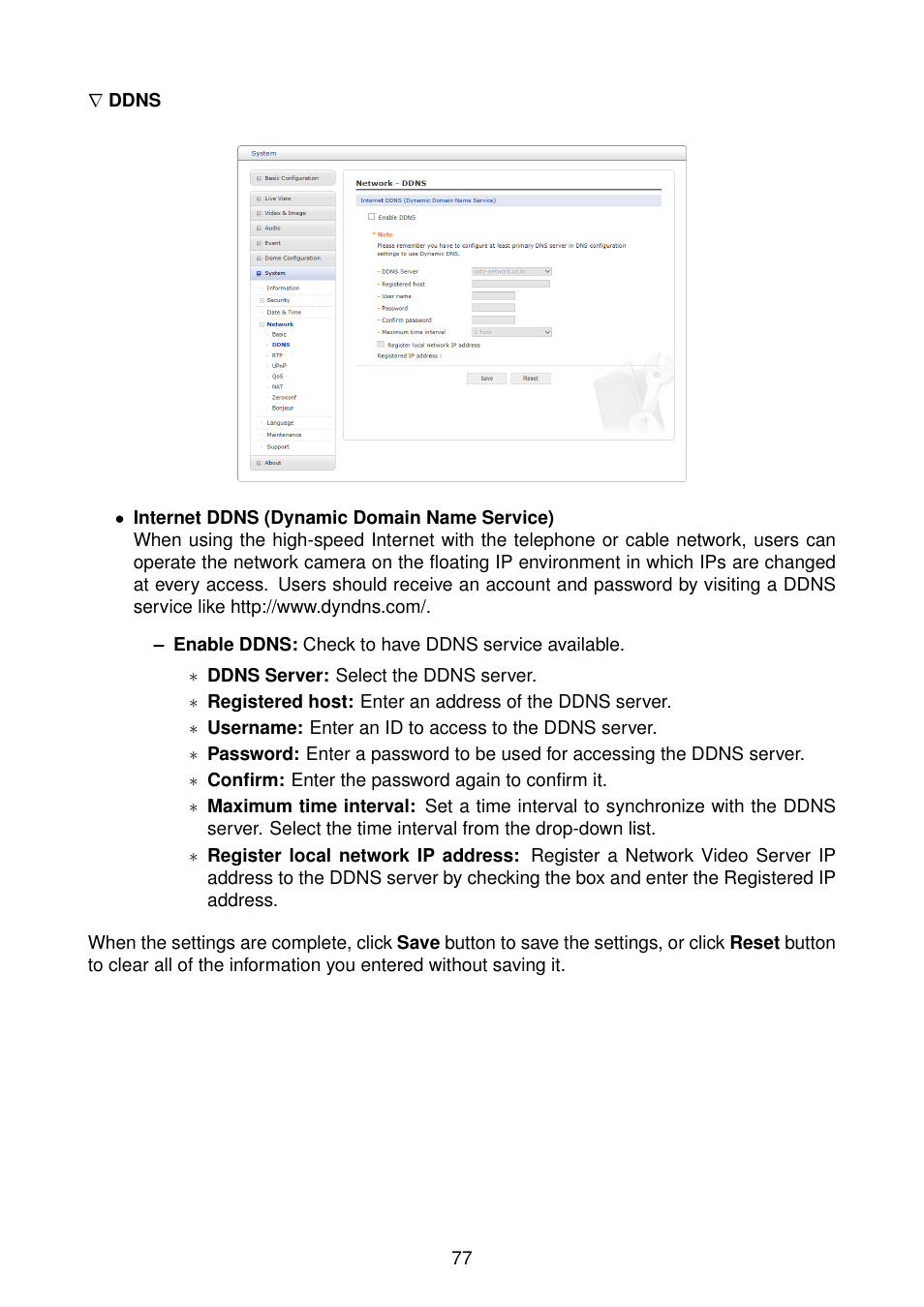 Eneo NXD-2030PTZ1080IR User Manual | Page 77 / 96