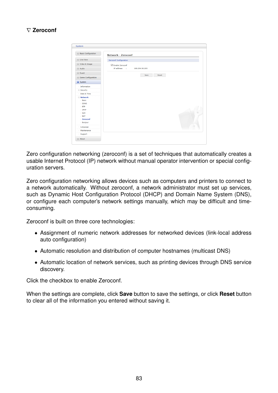 Eneo NXD-2030PTZ1080IR User Manual | Page 83 / 96