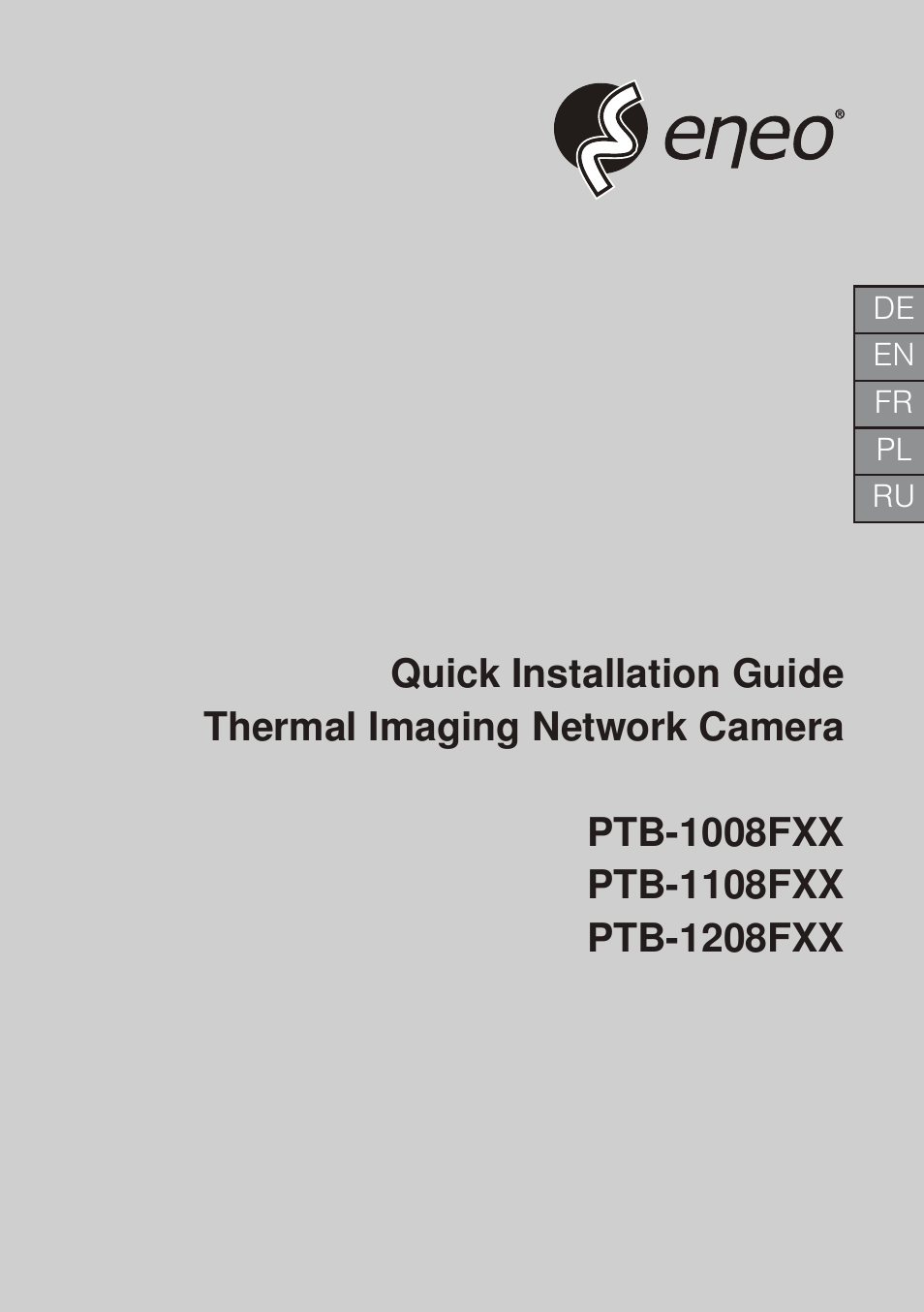 Eneo PTB-1125F075 User Manual | 76 pages