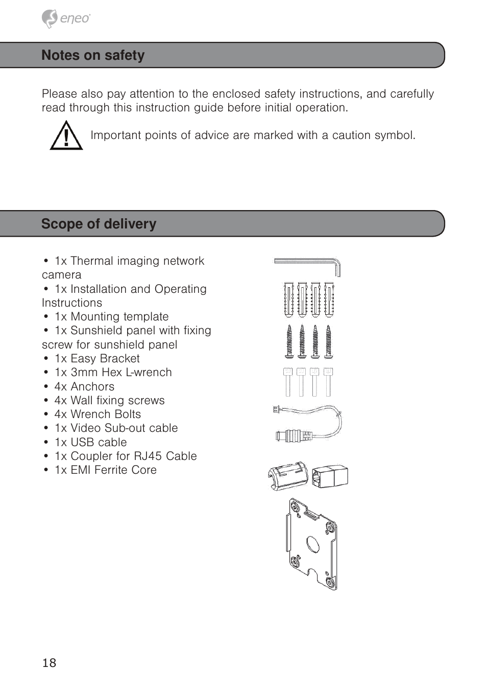 Eneo PTB-1125F075 User Manual | Page 18 / 76