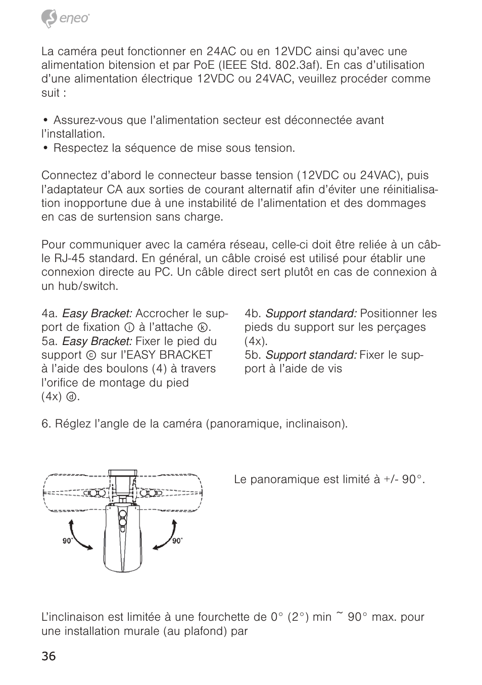 Eneo PTB-1125F075 User Manual | Page 36 / 76