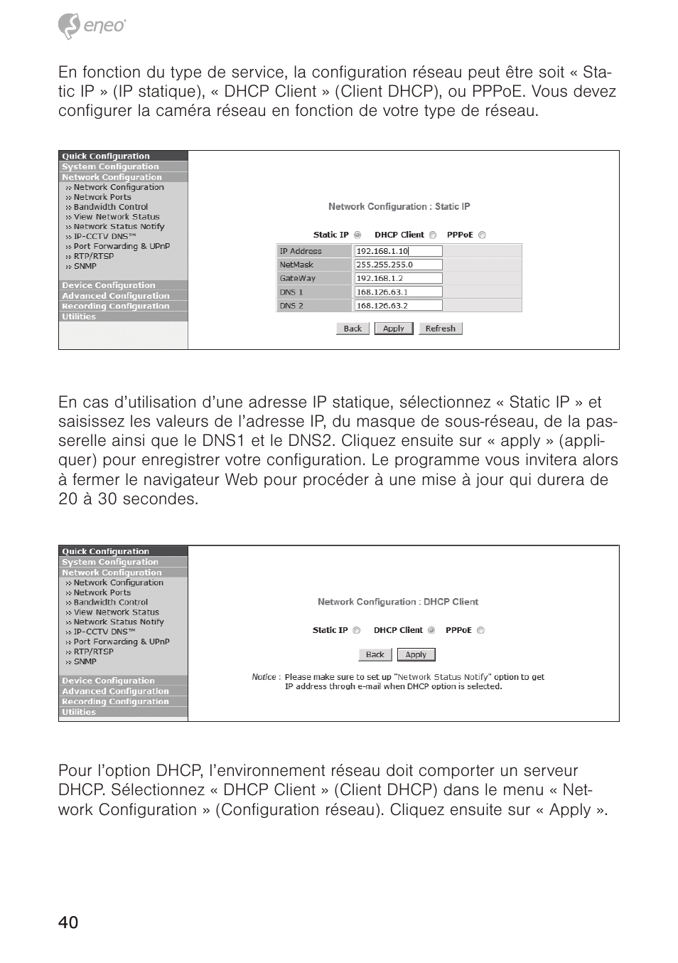 Eneo PTB-1125F075 User Manual | Page 40 / 76