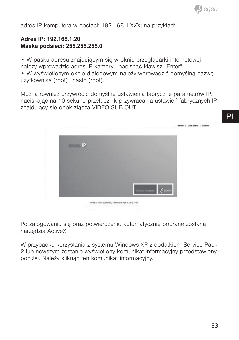 De en fr pl ru | Eneo PTB-1125F075 User Manual | Page 53 / 76