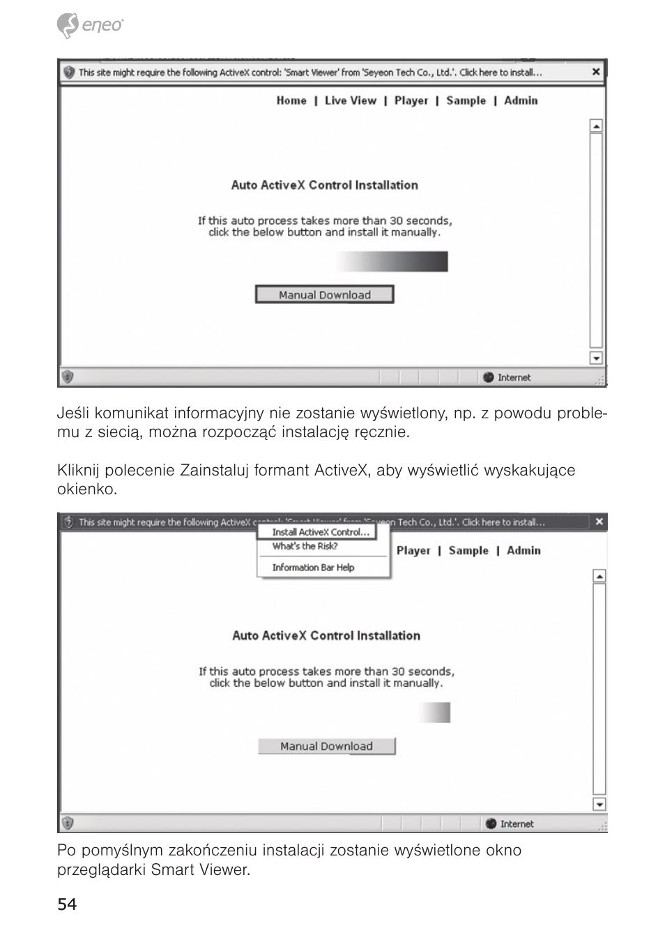 Eneo PTB-1125F075 User Manual | Page 54 / 76