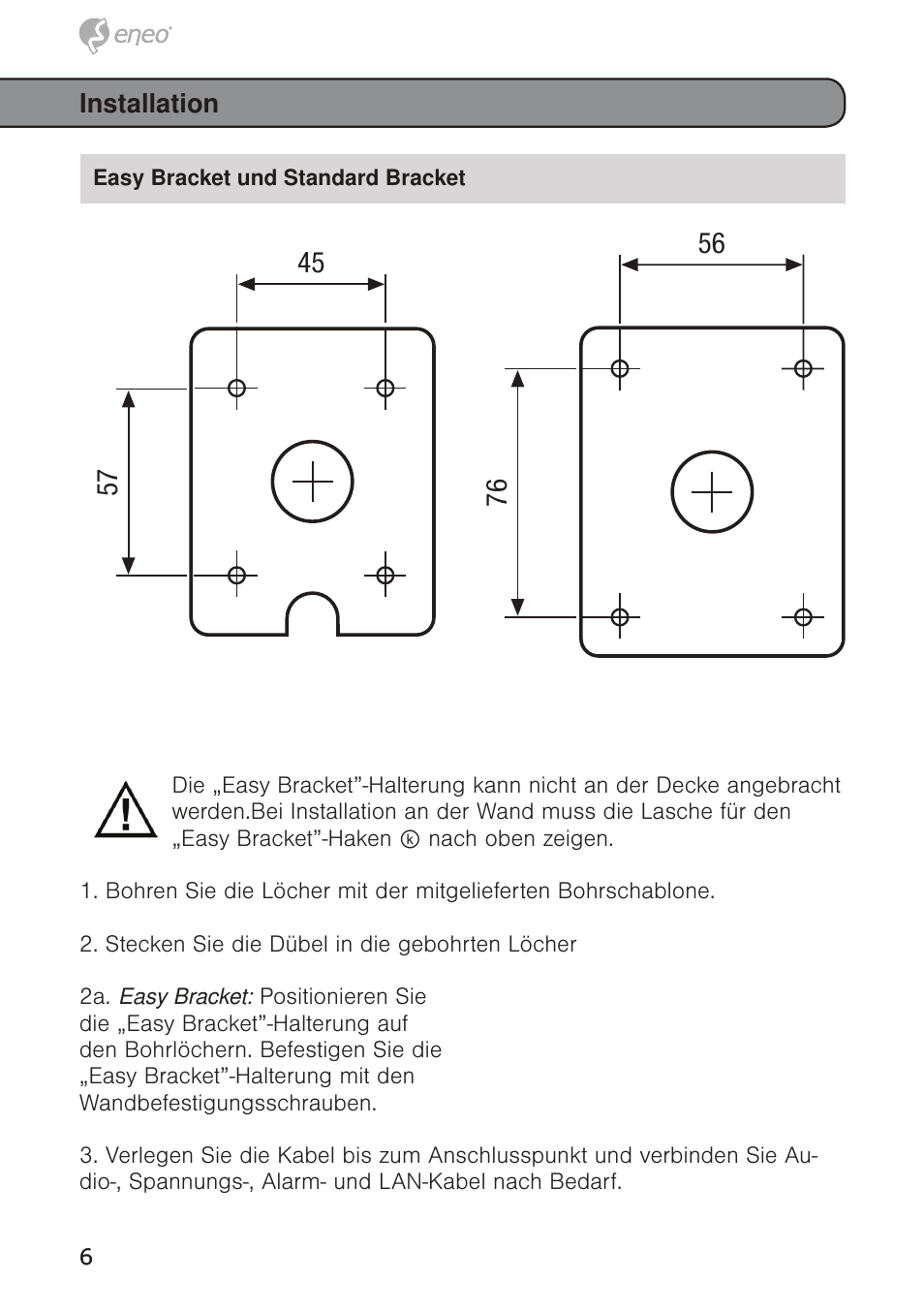 Eneo PTB-1125F075 User Manual | Page 6 / 76