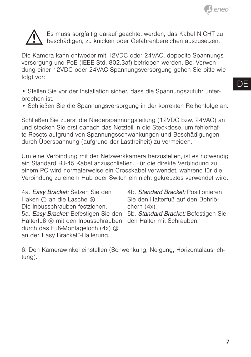 De en fr pl ru | Eneo PTB-1125F075 User Manual | Page 7 / 76