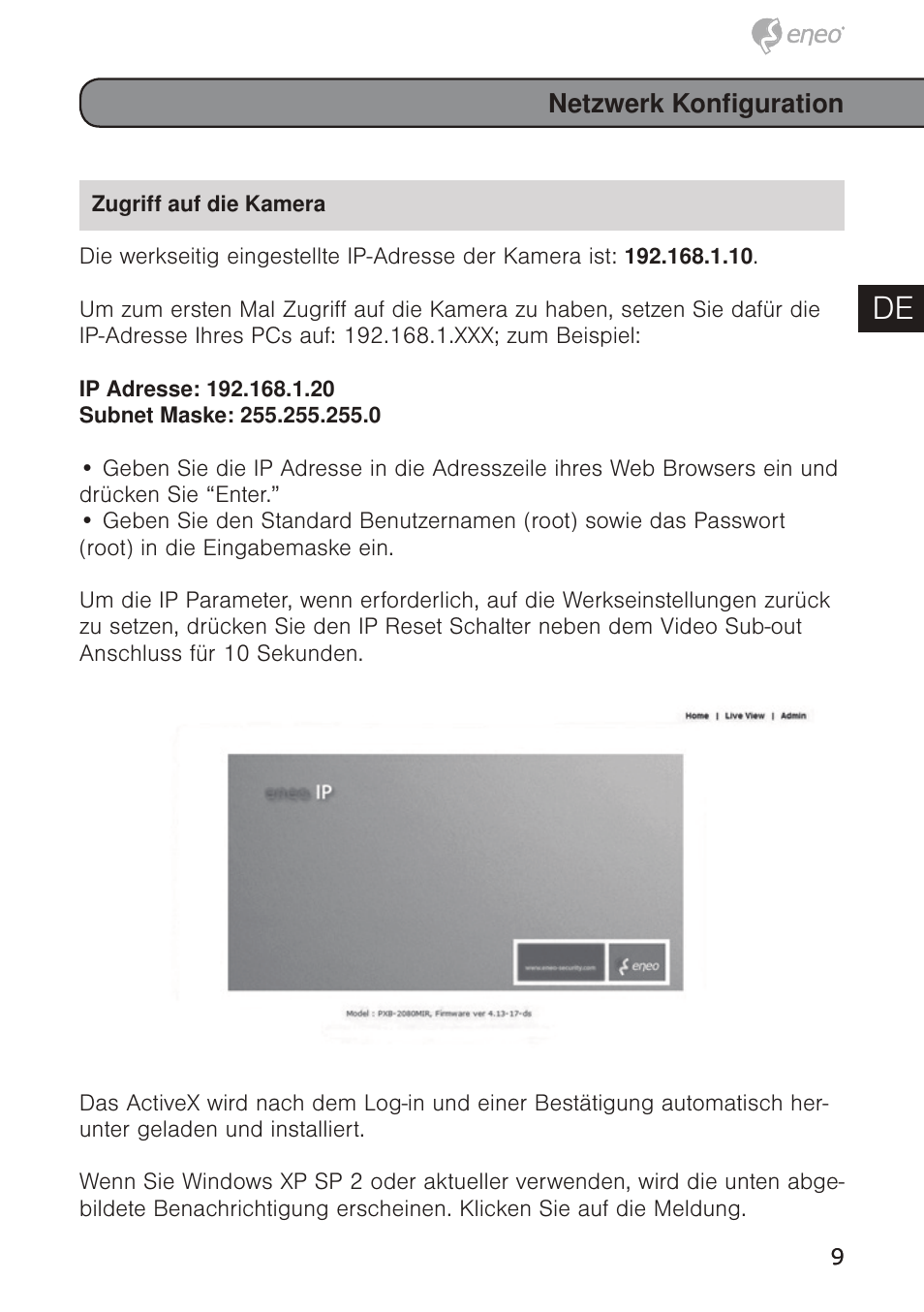 De en fr pl ru | Eneo PTB-1125F075 User Manual | Page 9 / 76