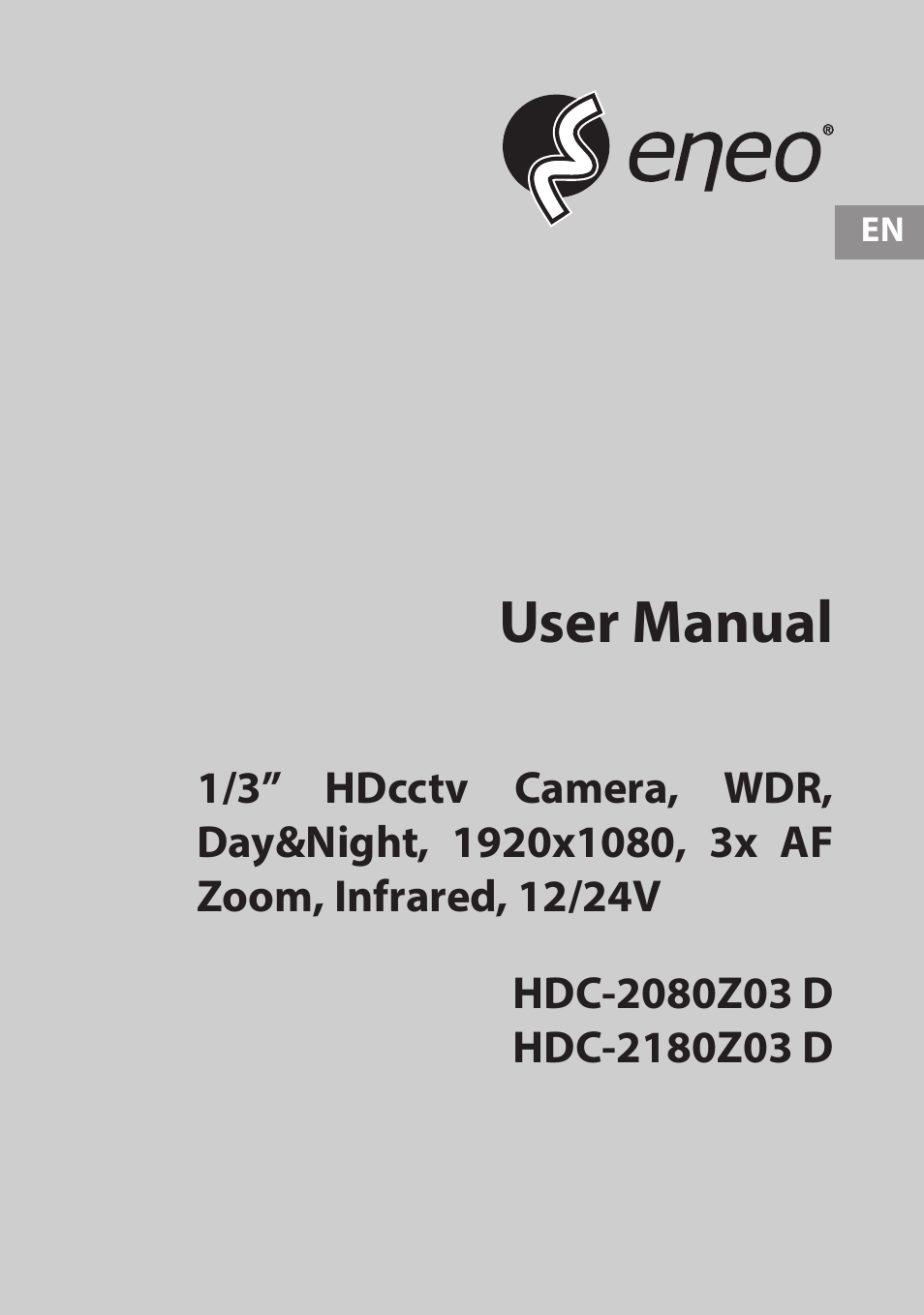 Eneo HDC-2180Z03 D User Manual | 32 pages