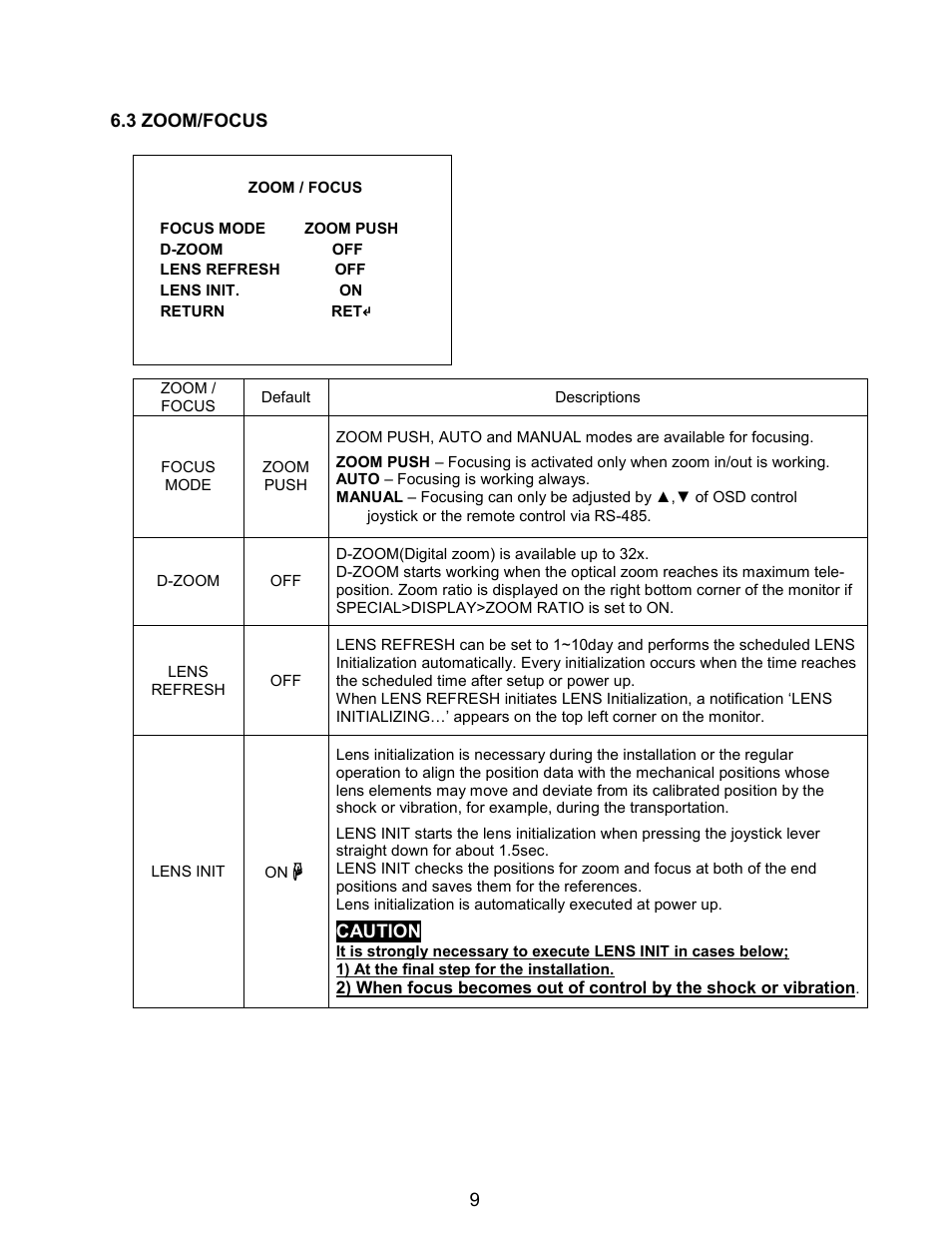 Eneo HDC-2080Z03 User Manual | Page 10 / 20