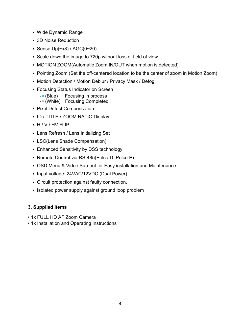 Eneo HDC-2080Z03 User Manual | Page 5 / 20