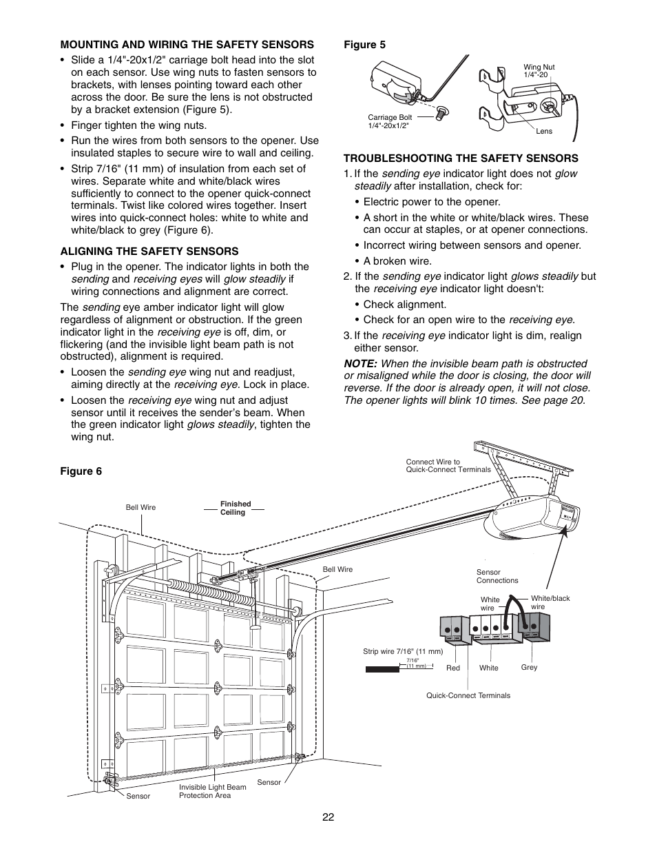 Chamberlain WD952LD User Manual | Page 22 / 44