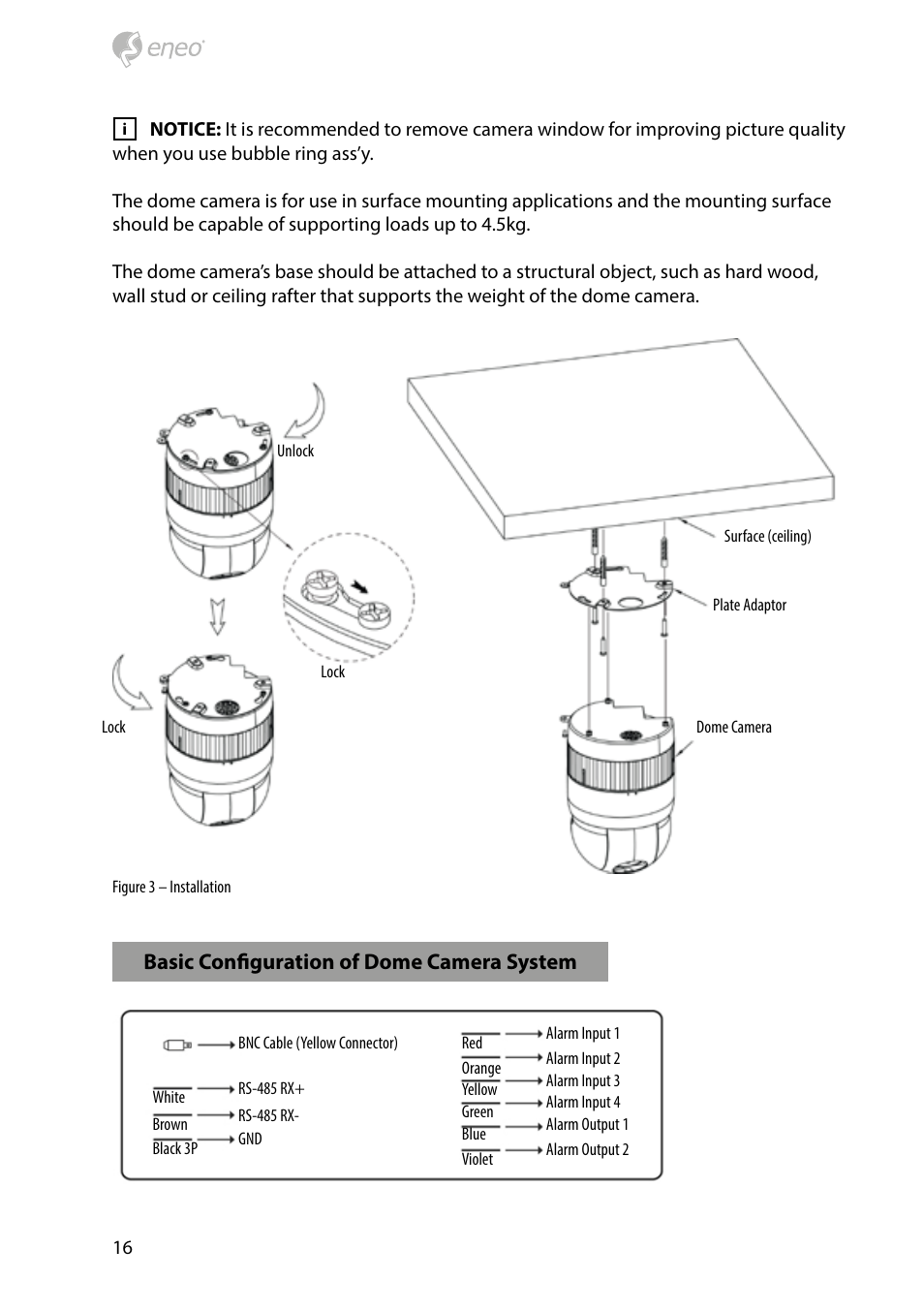 Eneo HDD-2030PTZ1080 User Manual | Page 16 / 36