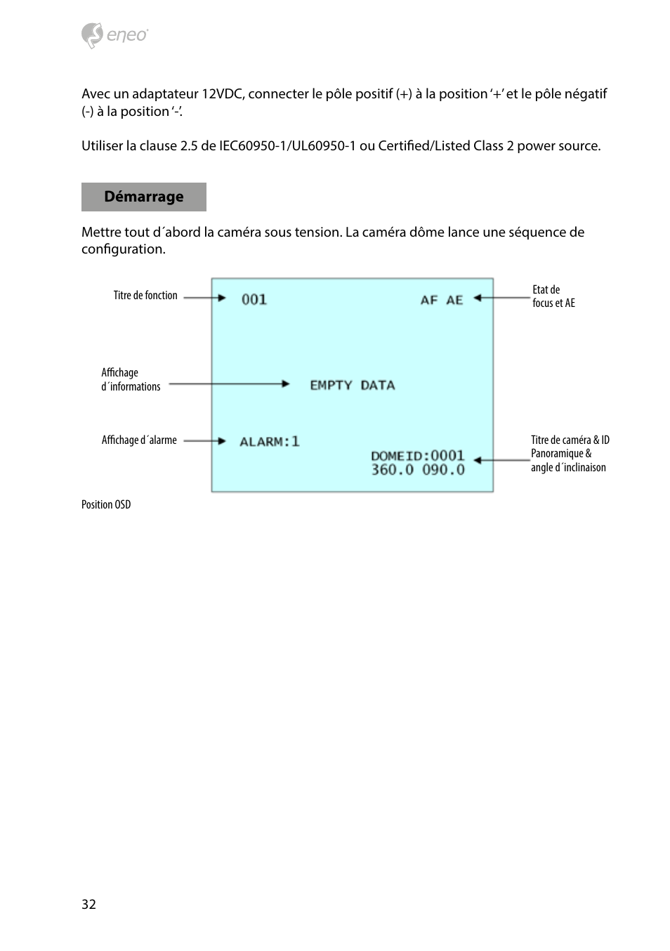 Eneo HDD-2030PTZ1080 User Manual | Page 32 / 36