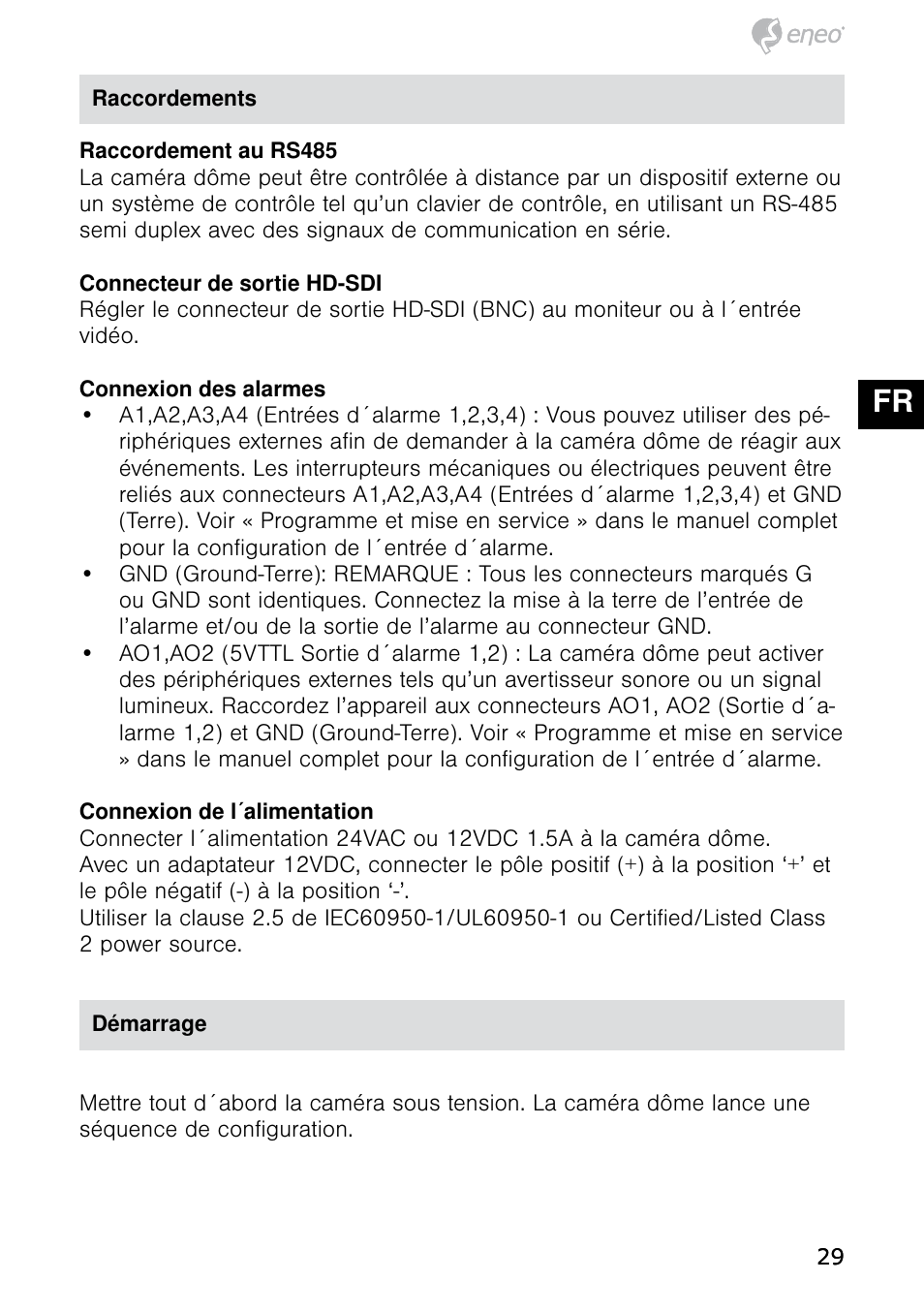 De en fr pl ru | Eneo HDD-1012PTZ1080 User Manual | Page 29 / 56